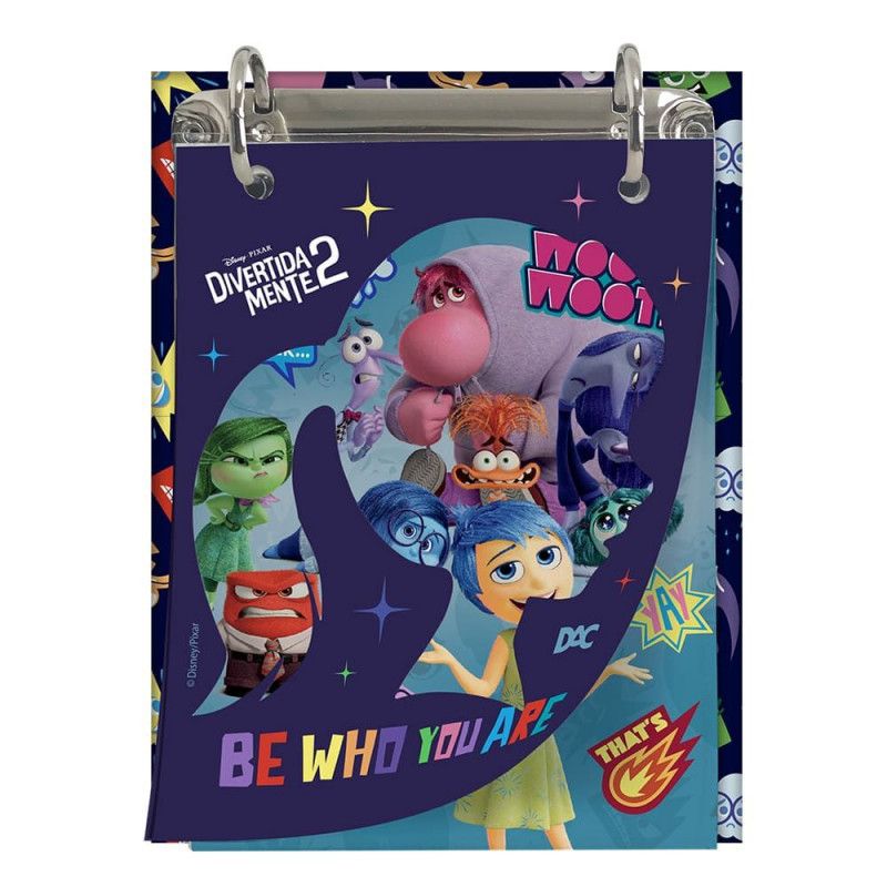 CADERNO ARGOLADO FICHARIO MINI VERTICAL DIVERTIDAMENTE 2 DAC - REF. 5037 - 1 UNIDADE