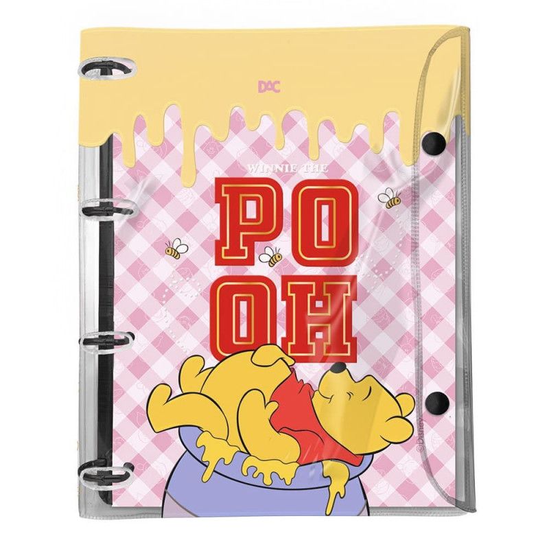 FICHARIO UNIVERSITARIO 4 ARGOLAS 192 FOLHAS POOH DAC - REF. 5164 - 1 UNIDADE