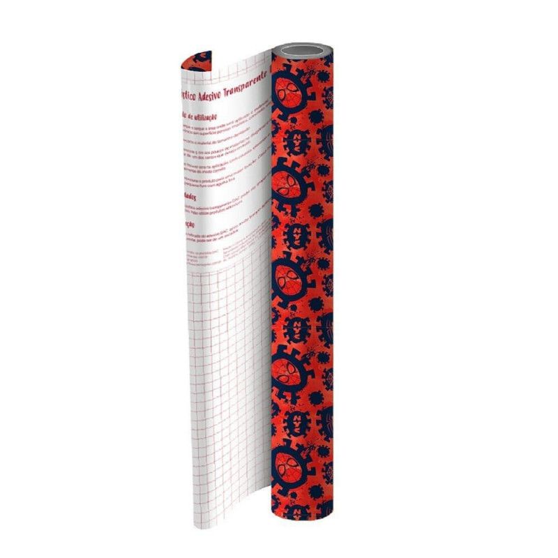 ADESIVO 45CM X 10M HOMEM ARANHA DAC - REF. 4632 - 1 UNIDADE