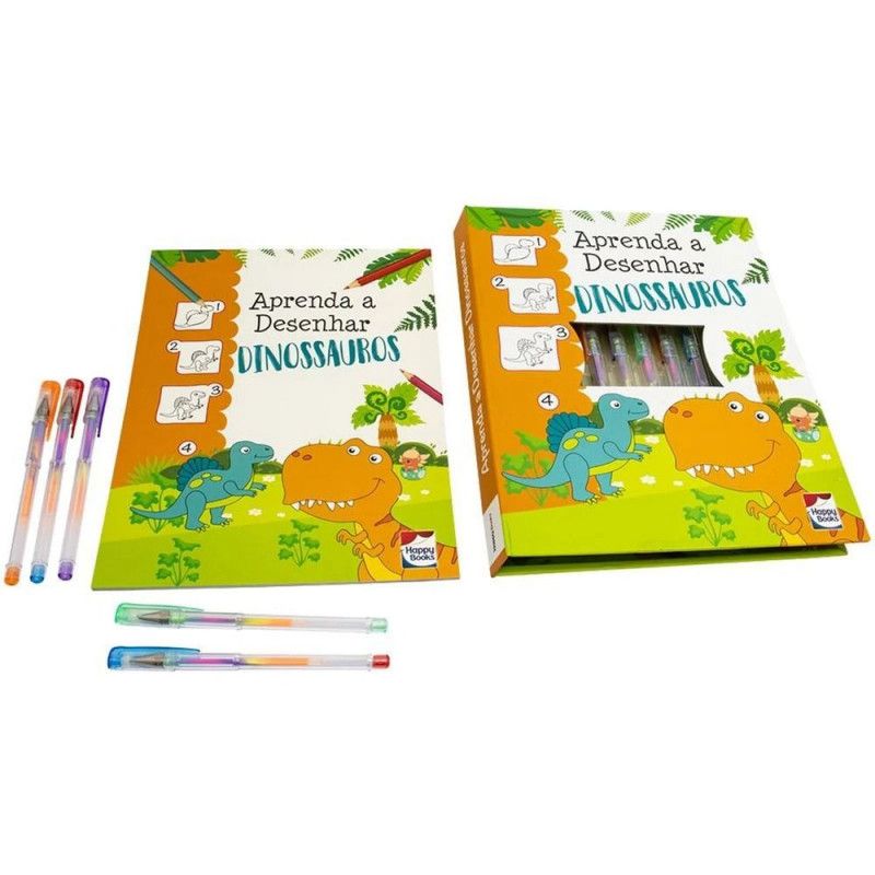APRENDA A DESENHAR DINOSSAUROS - REF. 312770 - 1 UNIDADE