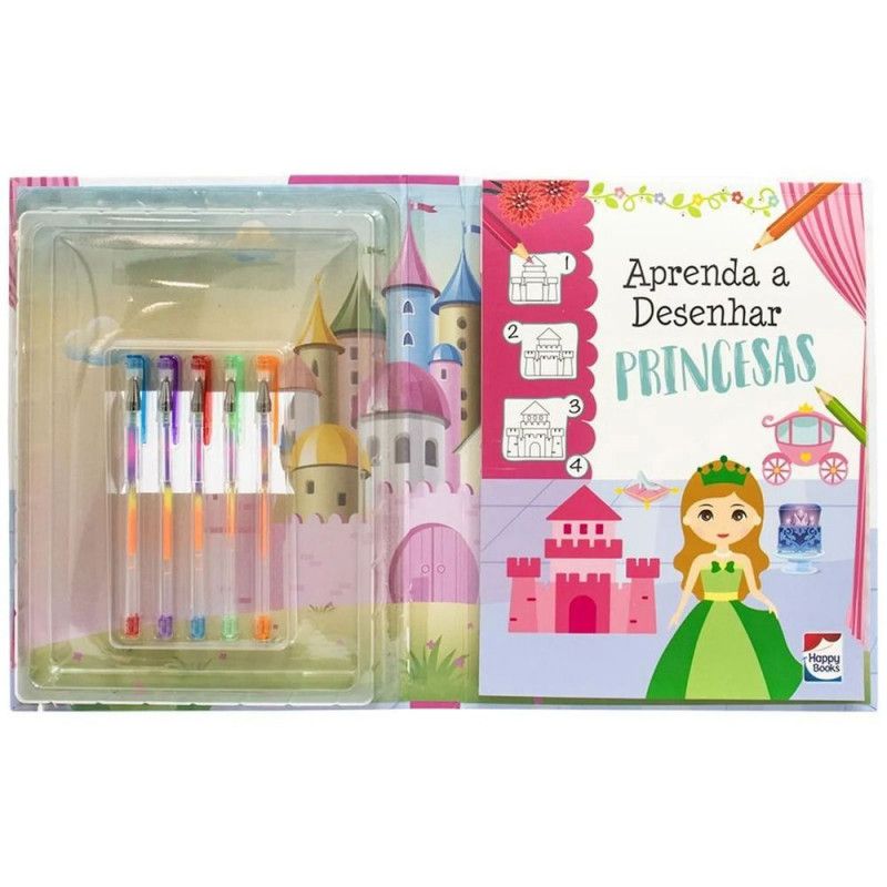 APRENDA A DESENHAR PRINCESAS - REF. 312789 - 1 UNIDADE