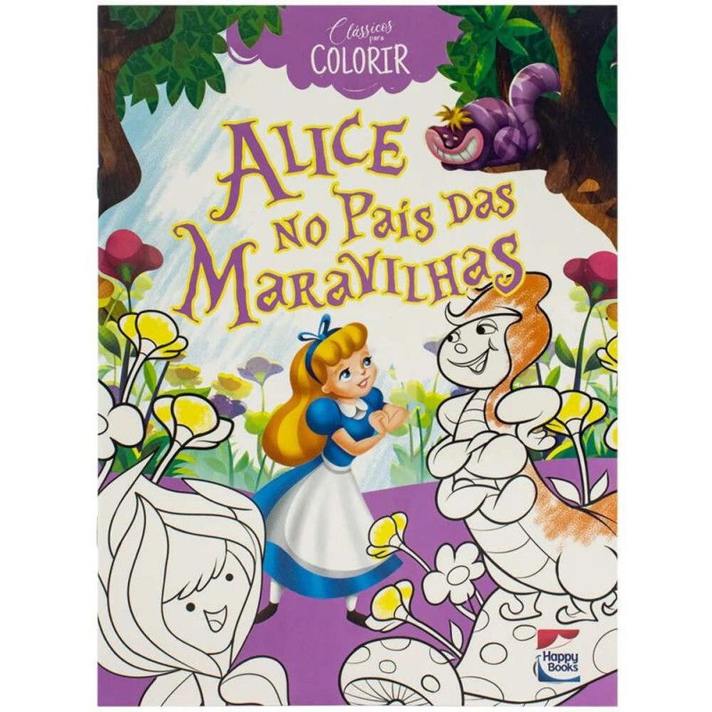 CLASSICOS PARA COLORIR ALICE NO PAIS DAS MARAVILHAS - REF. 311642 - 1 UNIDADE