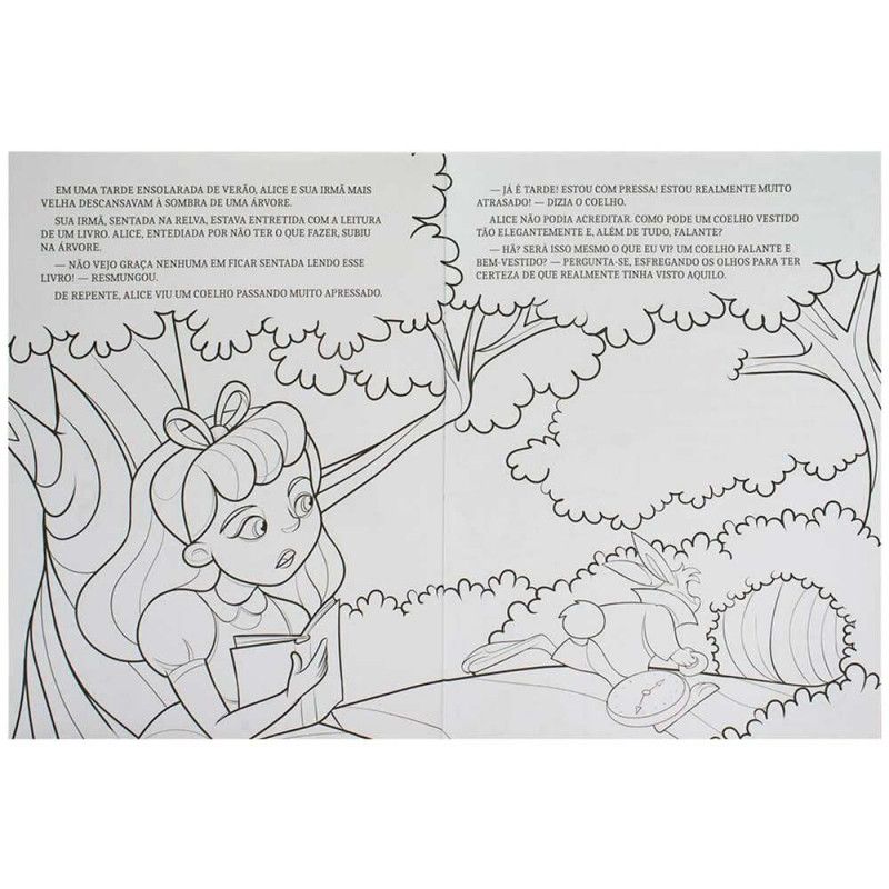 CLASSICOS PARA COLORIR ALICE NO PAIS DAS MARAVILHAS - REF. 311642 - 1 UNIDADE