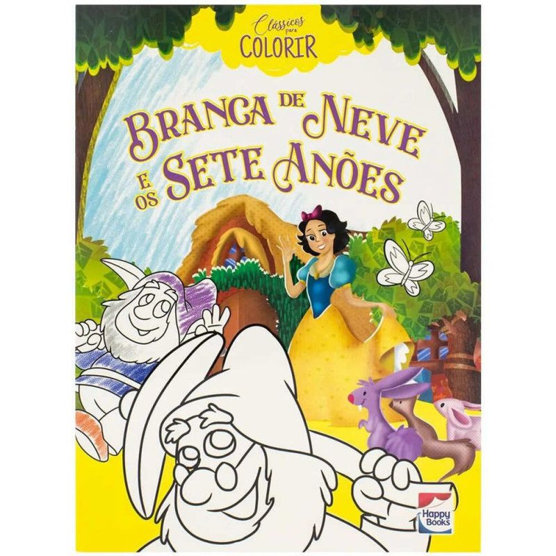 CLASSICOS PARA COLORIR BRANCA DE NEVE E PS SETE ANOES - REF. 311650 - 1 UNIDADE