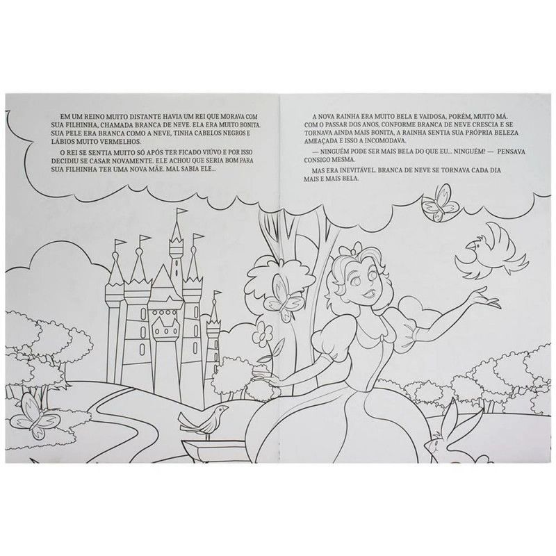 CLASSICOS PARA COLORIR BRANCA DE NEVE E PS SETE ANOES - REF. 311650 - 1 UNIDADE