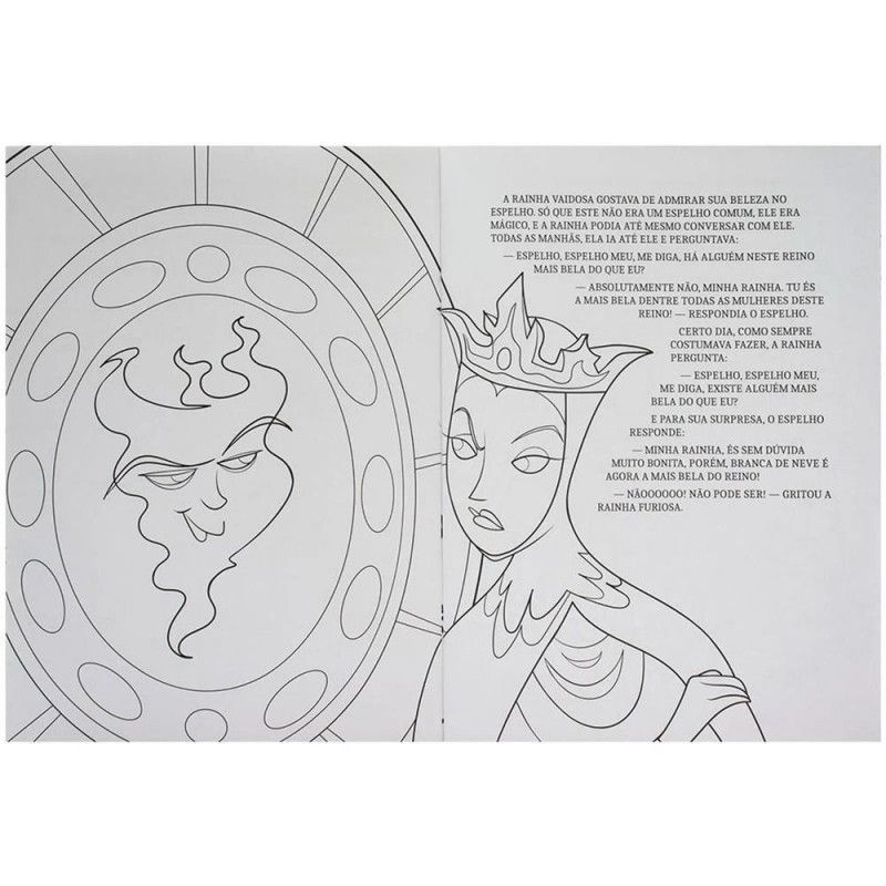 CLASSICOS PARA COLORIR BRANCA DE NEVE E PS SETE ANOES - REF. 311650 - 1 UNIDADE