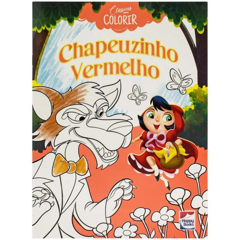 CLASSICOS PARA COLORIR CHAPEUZINHO VERMELHO - REF. 311669 - 1 UNIDADE