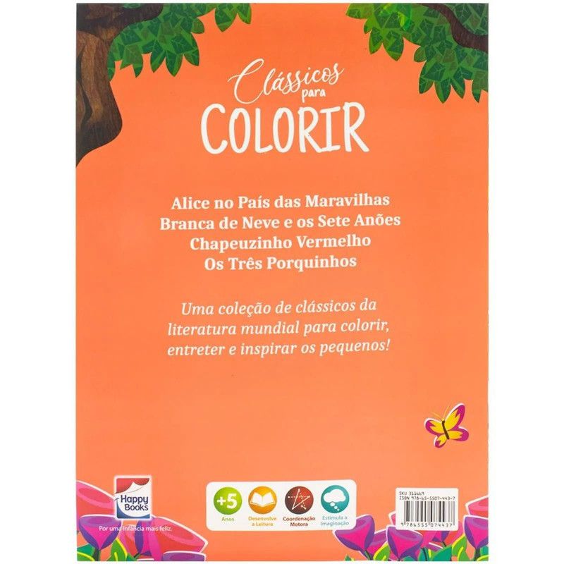 CLASSICOS PARA COLORIR CHAPEUZINHO VERMELHO - REF. 311669 - 1 UNIDADE