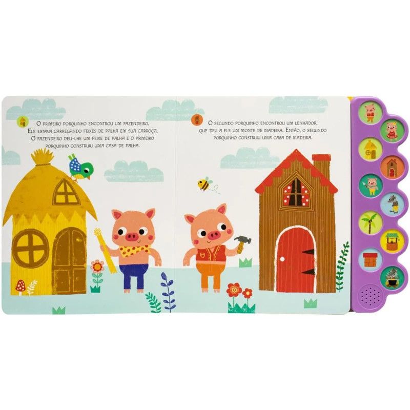 ENCANTOS SONOROS OS TRES PORQUINHOS - REF. 312916 - 1 UNIDADE