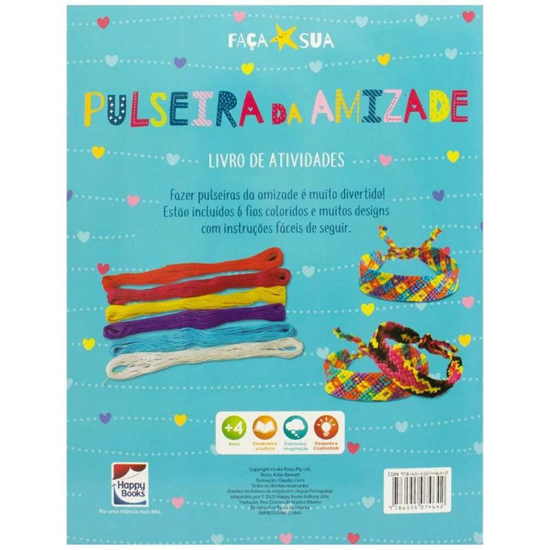 FACA SUA PULSEIRA DA AMIZADE - REF. 311928 - 1 UNIDADE