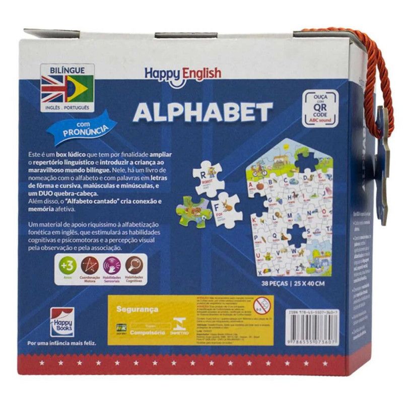 HAPPY ENGLISH ALPHABET - REF. 310301 - 1 UNIDADE