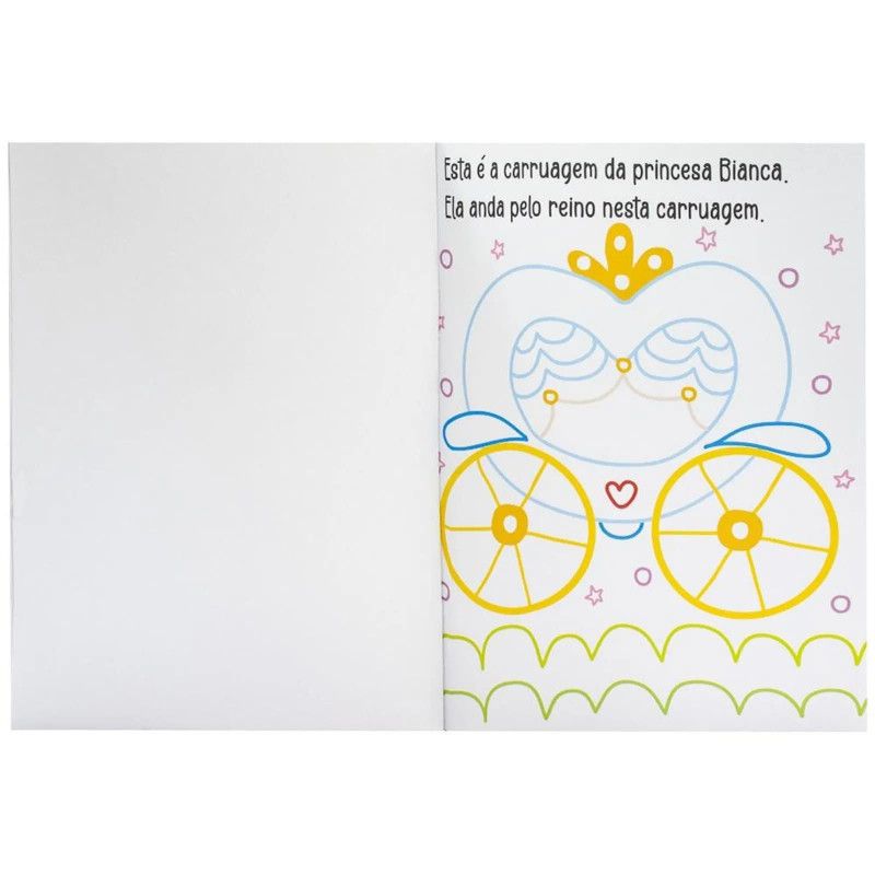 LIVRO DE COLORIR BRILHANTE A LINDA PRINCESA - REF. 313335 - 1 UNIDADE
