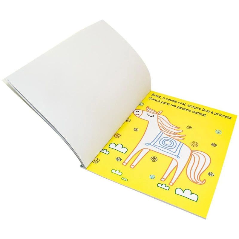 LIVRO DE COLORIR BRILHANTE A LINDA PRINCESA - REF. 313335 - 1 UNIDADE