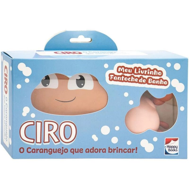 MEU LIVRINHO FANTOCHE DE BANHO: CIRO, O CARANGUEIJO QUE ADORA BRINCAR - REF. 307882 - 1 UNIDADE