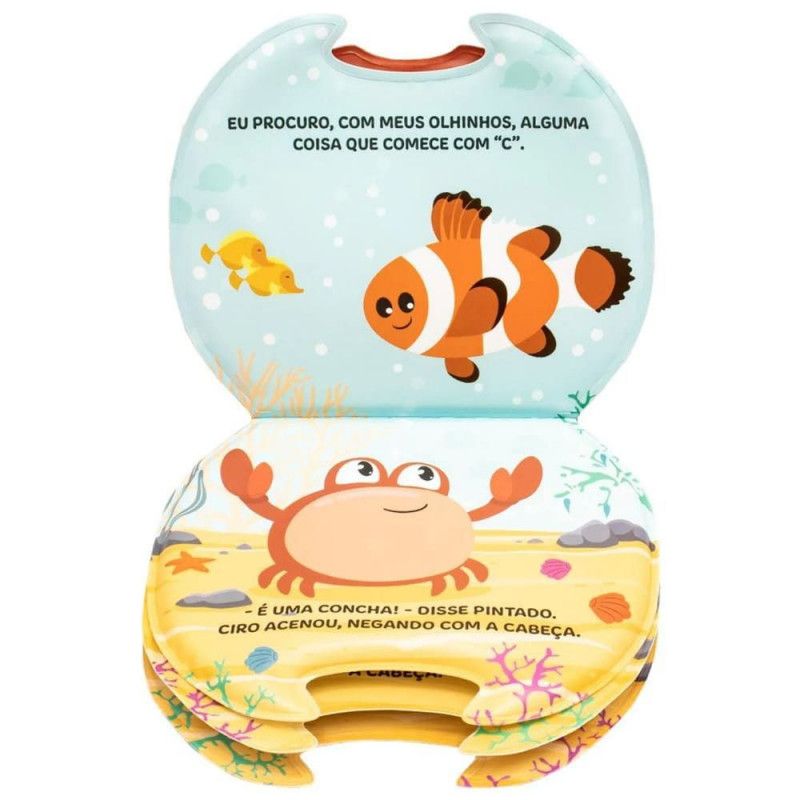 MEU LIVRINHO FANTOCHE DE BANHO: CIRO, O CARANGUEIJO QUE ADORA BRINCAR - REF. 307882 - 1 UNIDADE