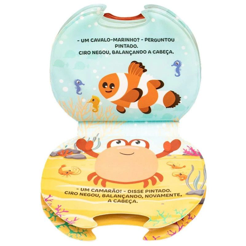 MEU LIVRINHO FANTOCHE DE BANHO: CIRO, O CARANGUEIJO QUE ADORA BRINCAR - REF. 307882 - 1 UNIDADE
