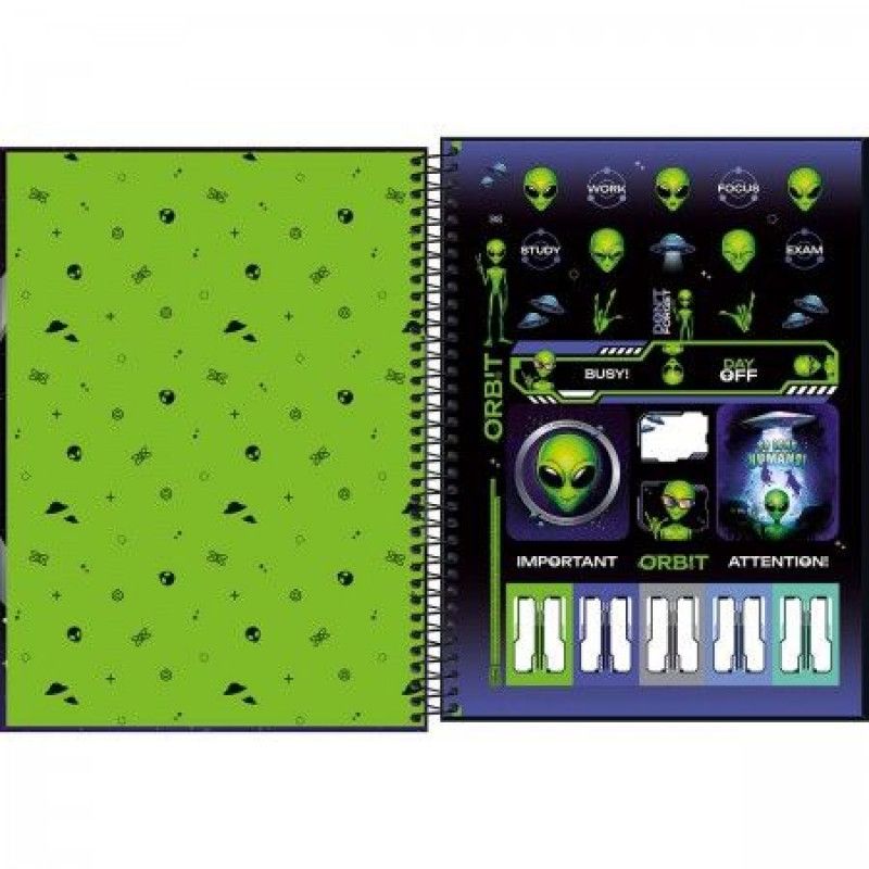 CADERNO 1 MATERIA CAPA DURA 80 FOLHAS CONNECT ORBIT TILIBRA - REF. 359220 - PACOTE COM 4 UNIDADES