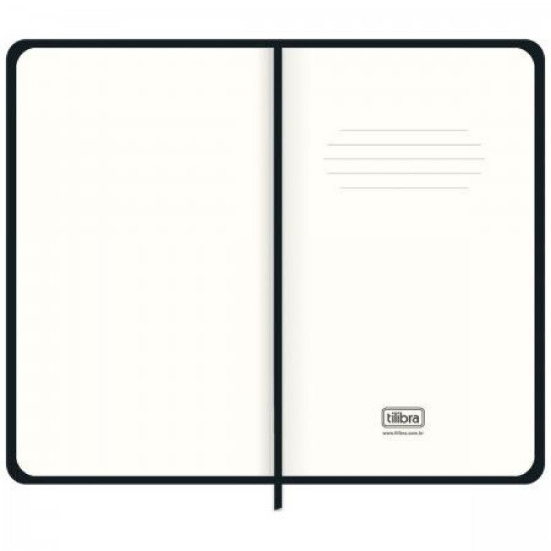 CADERNO CAPA DURA SEM PAUTA 90G CAMBRIDGE FITTO G TILIBRA - REF. 241997 - PACOTE COM 5 UNIDADES