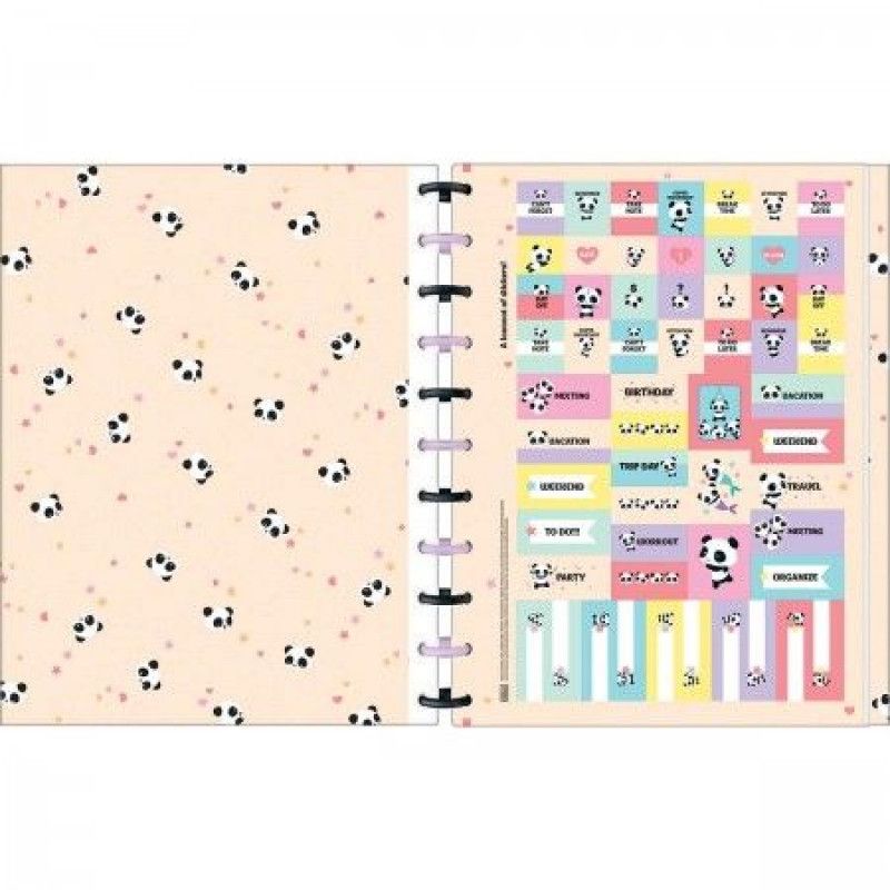 CADERNO 10 MATERIAS INTELIGENTE DISCO CONNECT LOVELY FRIEND TILIBRA - REF. 356182 - 1 UNIDADE
