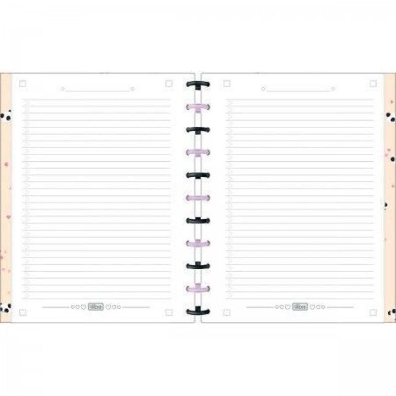 CADERNO 10 MATERIAS INTELIGENTE DISCO CONNECT LOVELY FRIEND TILIBRA - REF. 356182 - 1 UNIDADE