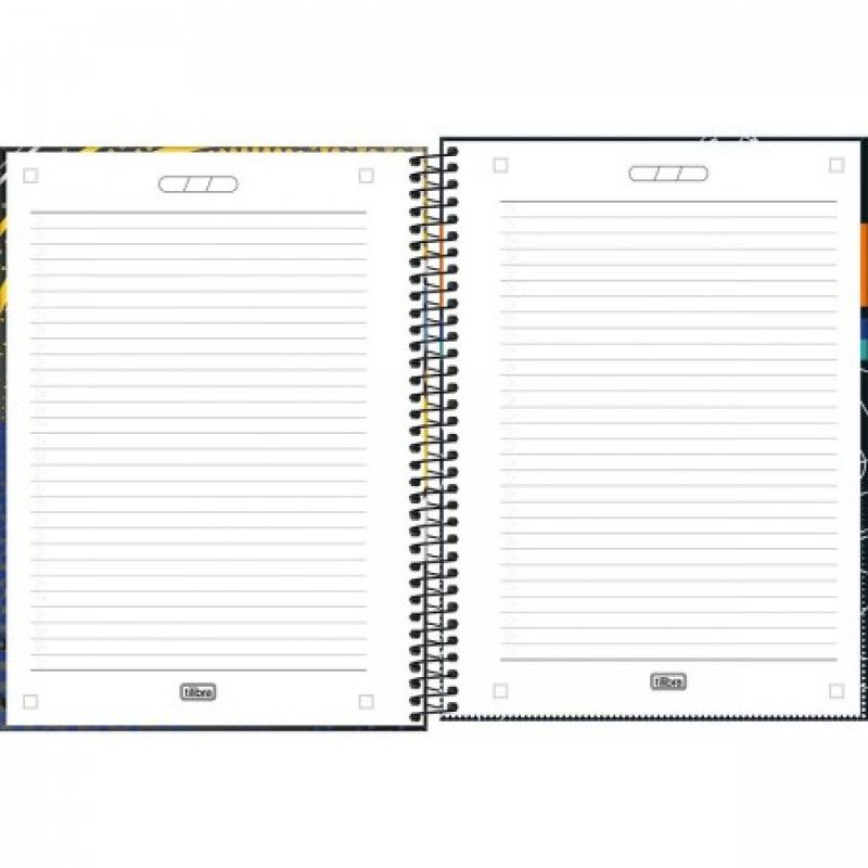 CADERNO 20 MATERIAS CAPA DURA 320FL CONNECT SCORE TILIBRA - REF. 389943 - PACOTE COM 2 UNIDADES