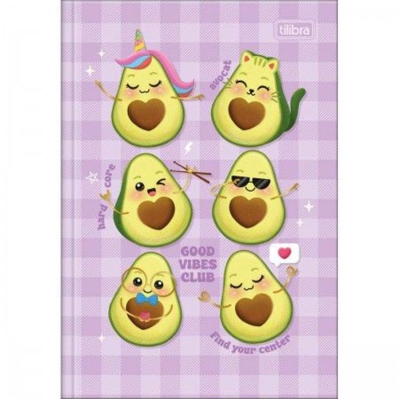 CADERNO BROCHURA CAPA DURA 1/4 ABACUTE 80 FOLHAS TILIBRA - REF. 356824 - PACOTE COM 5 UNIDADES