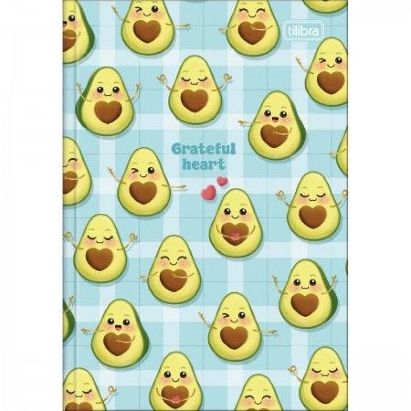 CADERNO BROCHURA CAPA DURA 1/4 ABACUTE 80 FOLHAS TILIBRA - REF. 356824 - PACOTE COM 5 UNIDADES