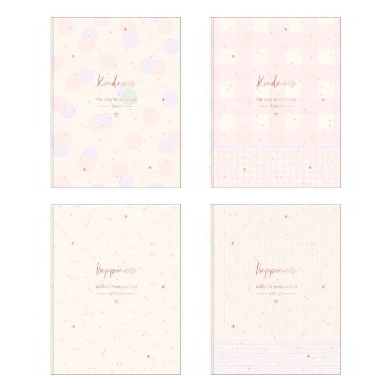 CADERNO BROCHURAO CAPA DURA SOHO 80 FOLHAS TILIBRA - REF. 359718 - PACOTE COM 5 UNIDADES