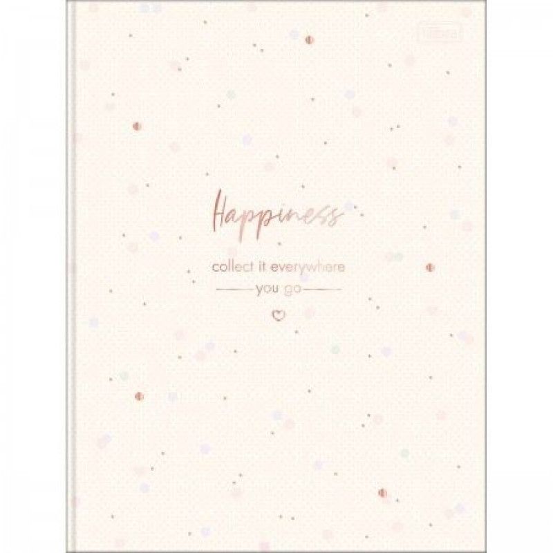 CADERNO BROCHURAO CAPA DURA SOHO 80 FOLHAS TILIBRA - REF. 359718 - PACOTE COM 5 UNIDADES