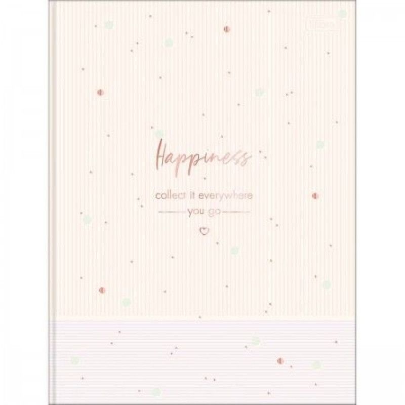 CADERNO BROCHURAO CAPA DURA SOHO 80 FOLHAS TILIBRA - REF. 359718 - PACOTE COM 5 UNIDADES