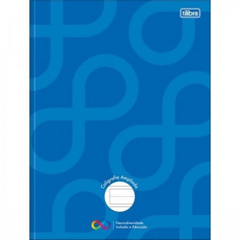 CADERNO BROCHURA CAPA DURA CALIGRAFIA NEURO 40 FOLHAS TILIBRA - REF. 387991 - PACOTE COM 5 UNIDADES