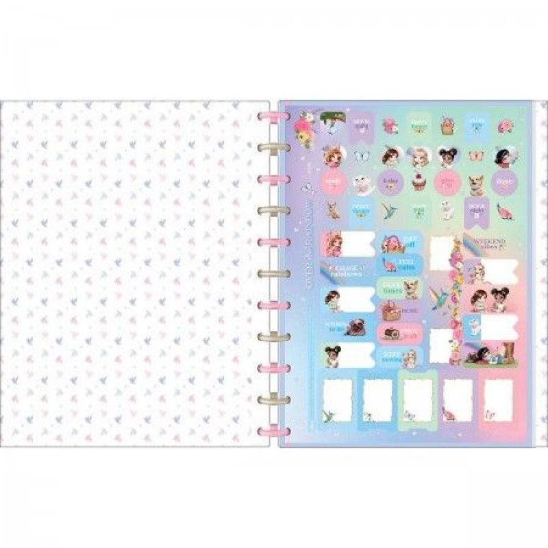 CADERNO 10 MATERIAS INTELIGENTE DISCO CONNECT JOLIE TILIBRA - REF. 359751 - 1 UNIDADE