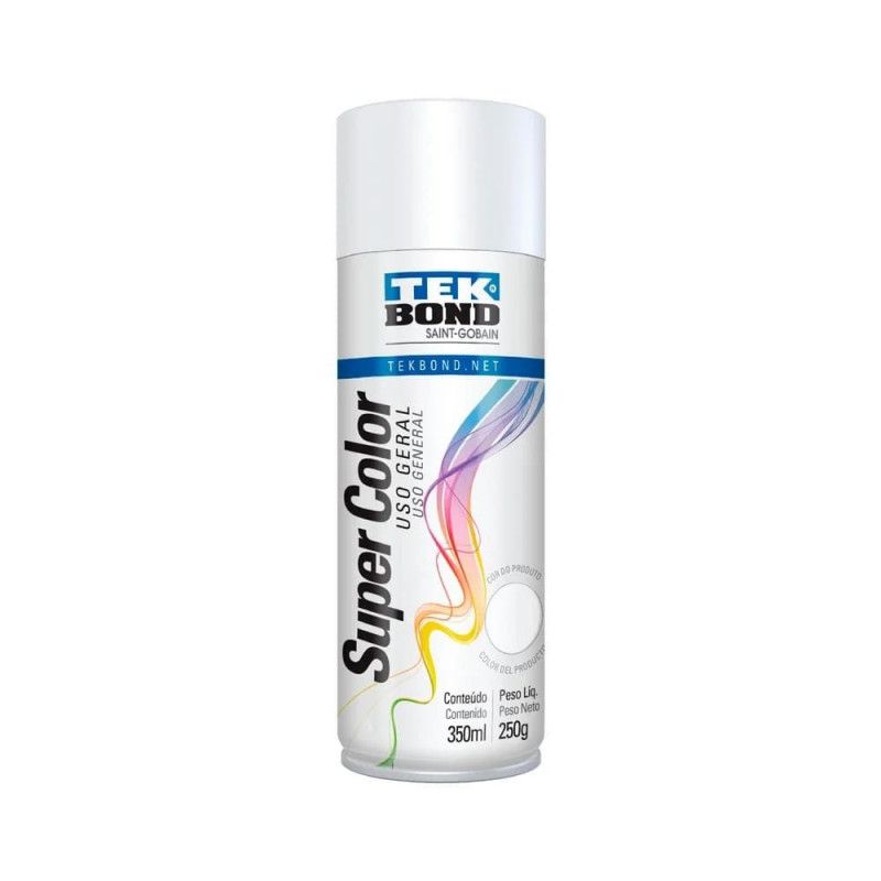 VERNIZ EM SPRAY FOSCO 350ML 25OG TEKBOND - REF. 23421006900 - 1 UNIDADE