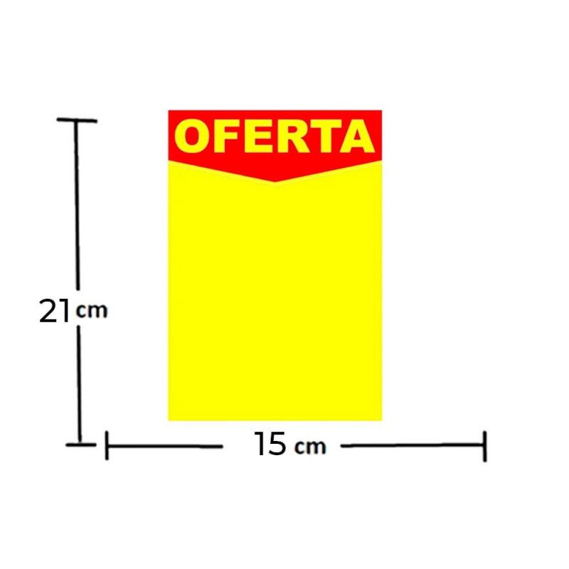 CARTAZ PROMOCAO 15X21CM COM 5 UNIDADES PRECO LEGAL - REF. 8760 - 1 UNIDADE