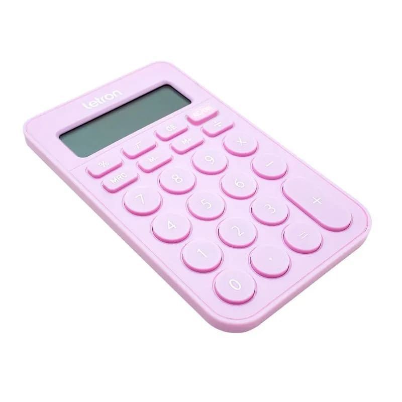 CALCULADORA 8 DIGITOS BATERIA CANDY LILAS 14,6CM LETRON - REF. 99335 - 1 UNIDADE