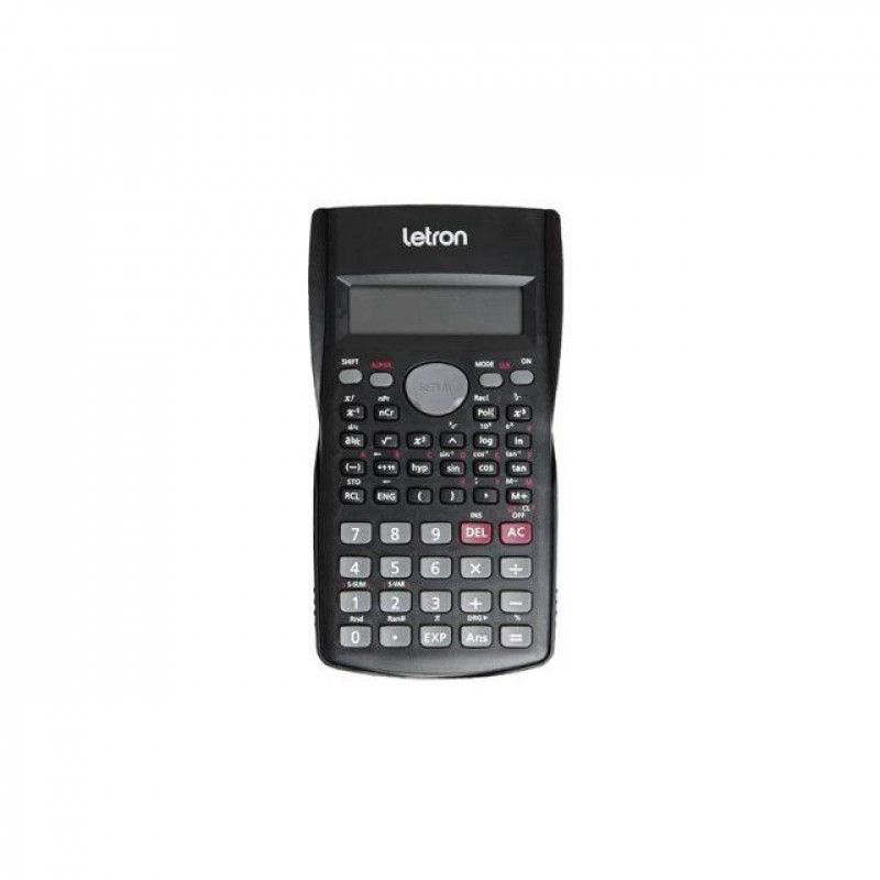 CALCULADORA CIENTIFICA 12 DIGITOS PILHA PRETO LETRON - REF. 99324 - 1 UNIDADE