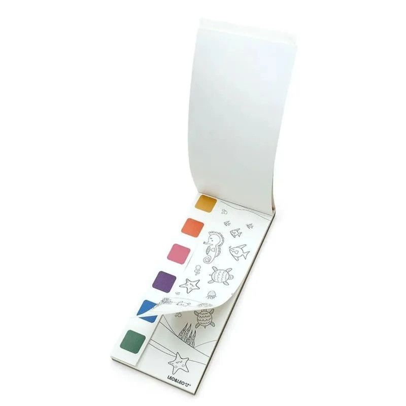BL COLORIR C/AQUARELA FUNDO DO MAR LEO E - 91823 UN COM 1 UN