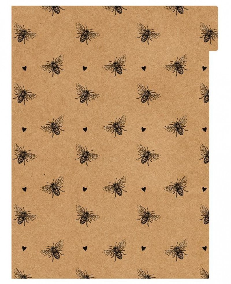 CADERNO ARGOLADO 160FL COLEGIAL KRAFT GOLD JANDAIA - REF. 77090 - 1 UNIDADE