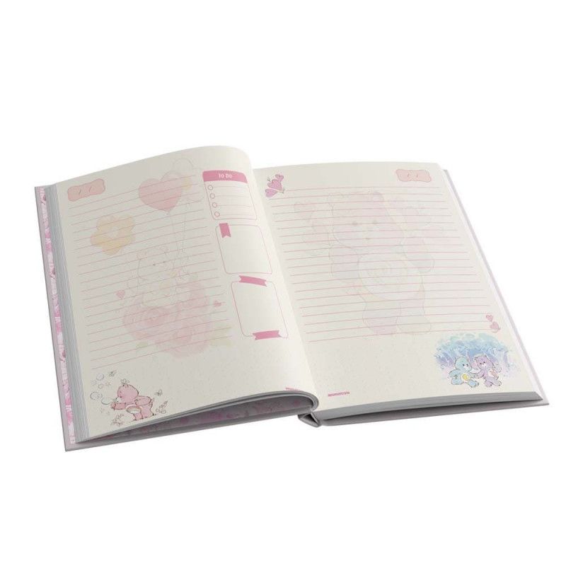 CADERNO BROCHURAO CAPA DURA 160 FOLHAS COLEGIAL URSINHOS CARRINHOSOS ANIMATIVA - REF. 10833 - PACOTE COM 2 UNIDADES