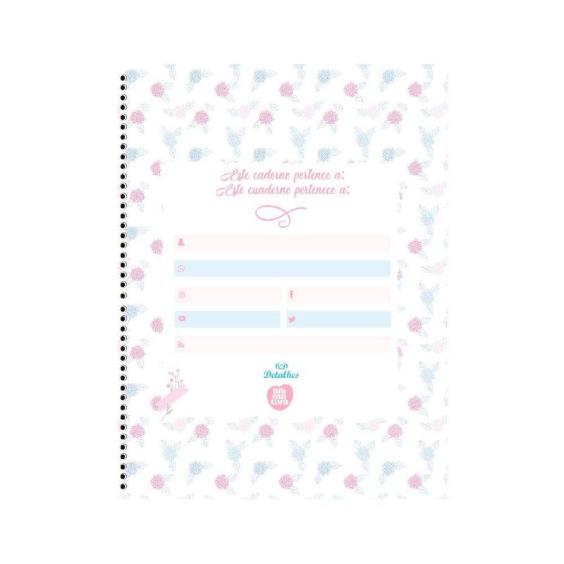 CADERNO 1 MATERIA CAPA DURA 80 FOLHAS COLEGIAL DETALHES ANIMATIVA - REF. 10296 - PACOTE COM 4 UNIDADES