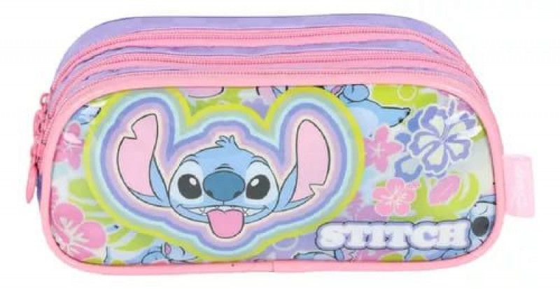 ESTOJO TRIPLO STITCH VERDE LUXCEL - REF. EI41544SC-VD - 1 UNIDADE