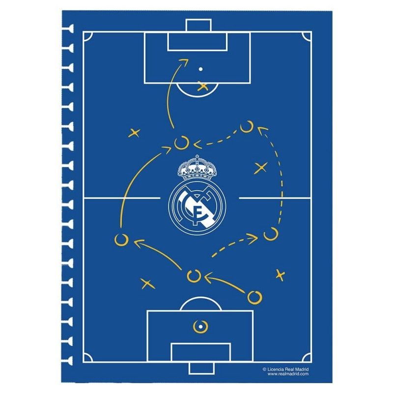 CADERNO 10 MATERIAS INTELIGENTE SMART REAL MADRID DAC - REF. 5238 - 1 UNIDADE