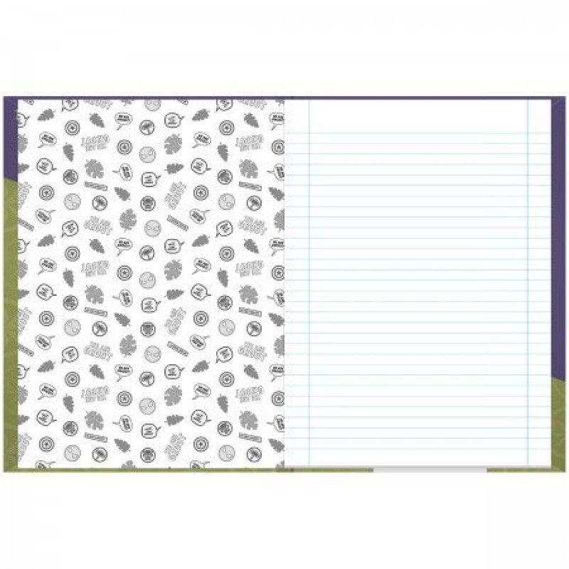 CADERNO BROCHURAO CAPA DURA 80 FOLHAS GROOT FORONI - REF. 9336 - PACOTE COM 5 UNIDADES