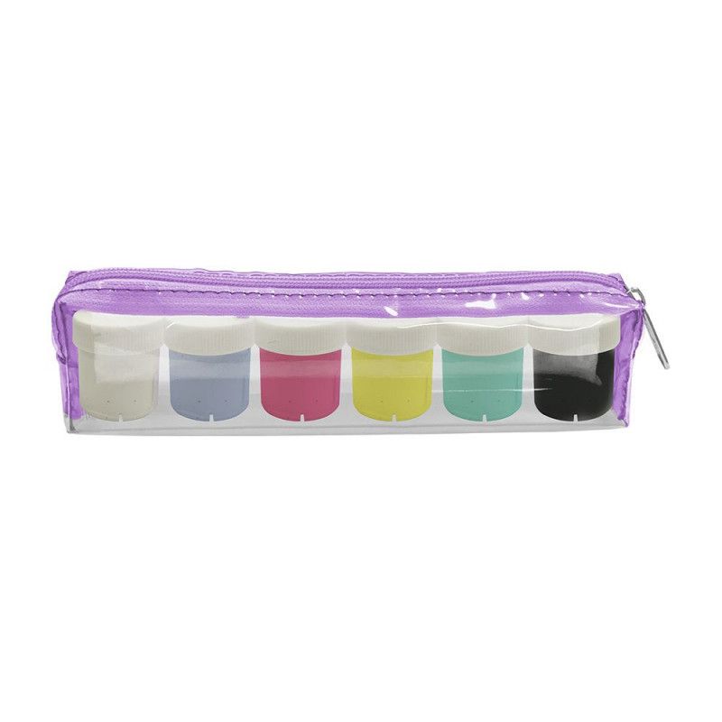 ESTOJO GUACHE 15ML 6 CORES PRINCESAS DAC - REF. 4990 - PACOTE COM 4 UNIDADES