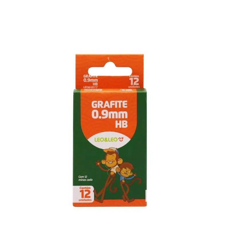 GRAFITE 0.9MM HB COM 12 MINAS LEO E LEO - REF. 4703 - CAIXA COM 12 UNIDADES