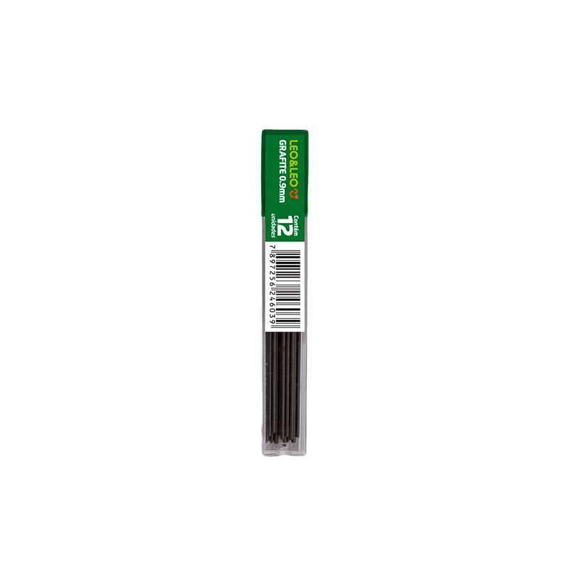 GRAFITE 0.5MM HB COM 12 MINAS LEO E LEO - REF. 4701 - PACOTE COM 12 UNIDADES