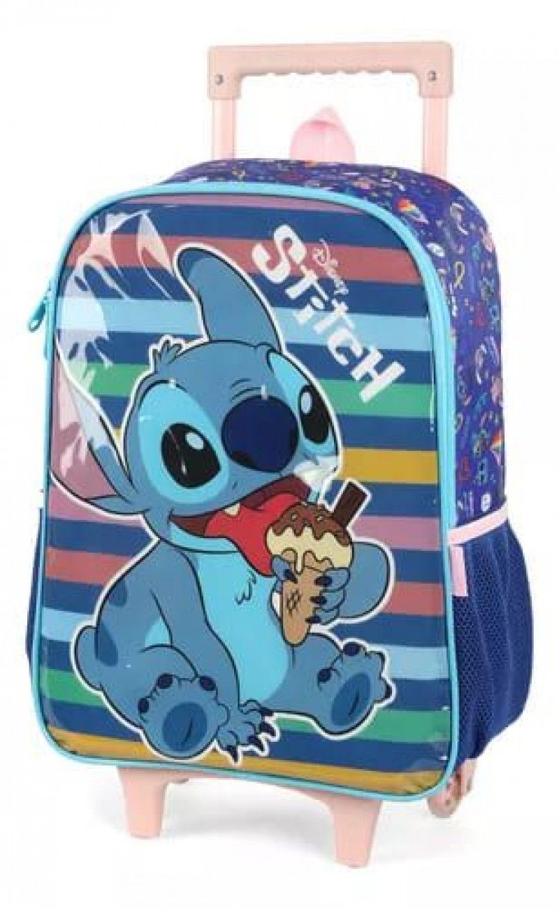 MOCHILETE STITCH AZUL LUXCEL - REF. IC41532SC-AZ - 1 UNIDADE
