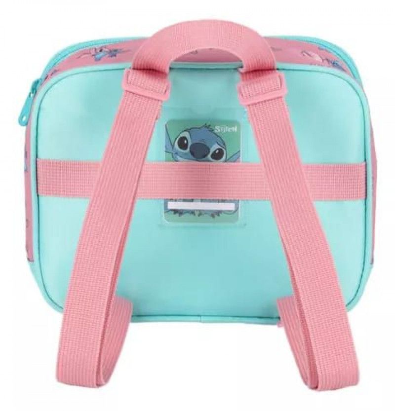 LANCHEIRA DE COSTAS STITCH VERDE LUXCEL - REF. LA41553SC-VD - 1 UNIDADE