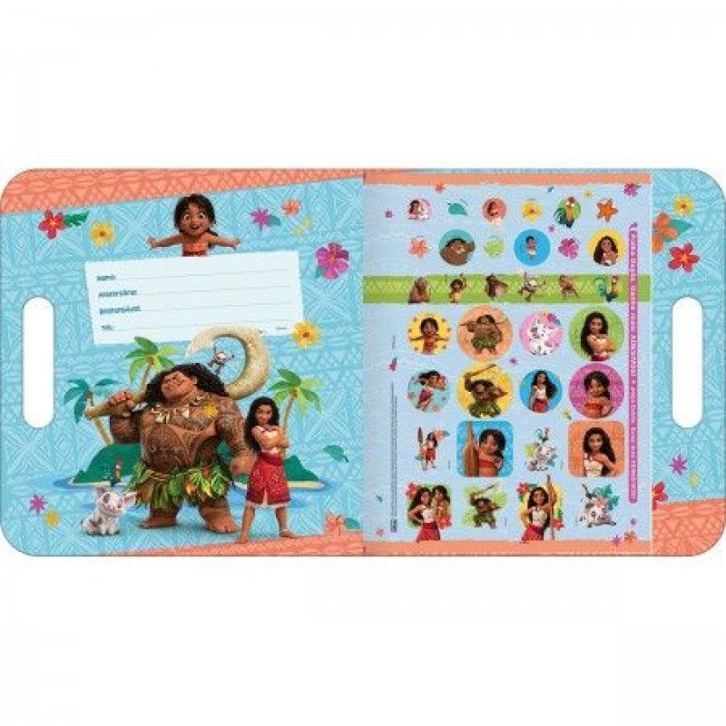 BLOCO ATIVIDADES LIVRO MALETA MOANA TILIBRA - REF. 357766 - PACOTE COM 5 UNIDADES