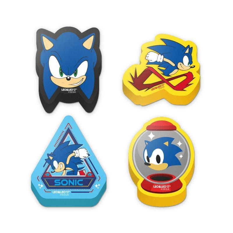 BORRACHA SONIC BLISTER LEO E LEO - REF. 10155 - CAIXA COM 12 UNIDADES